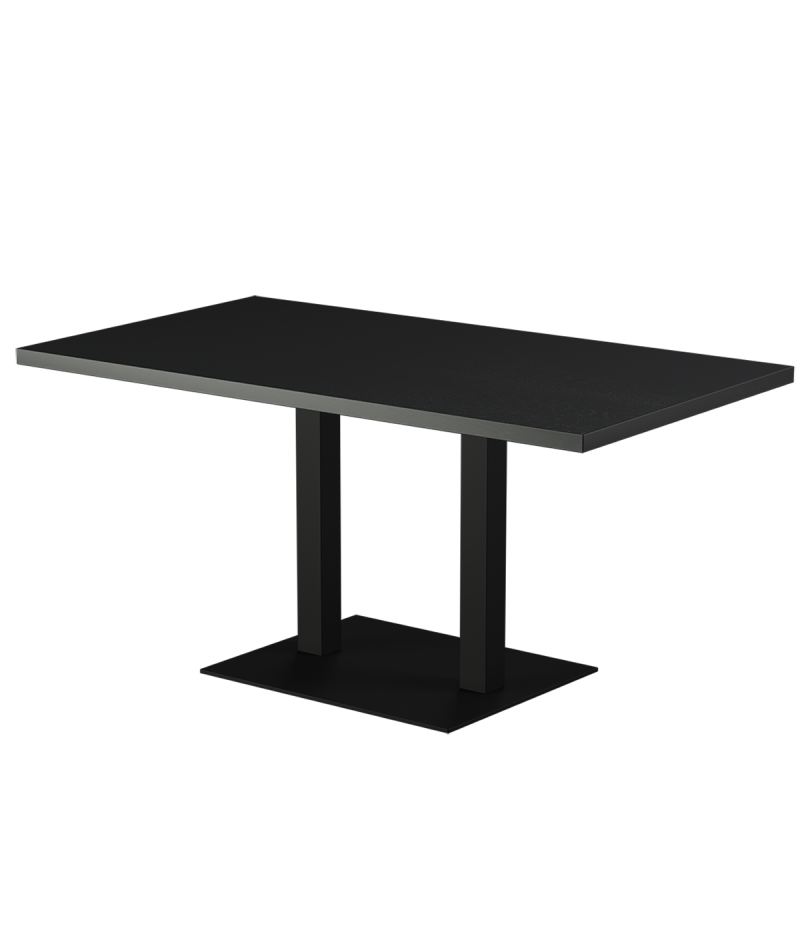 Stolik Alfa XL Duo blat drewniano-fornirowany