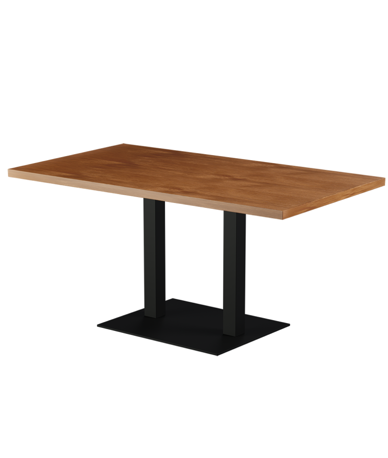Stolik Alfa XL Duo blat drewniano-fornirowany