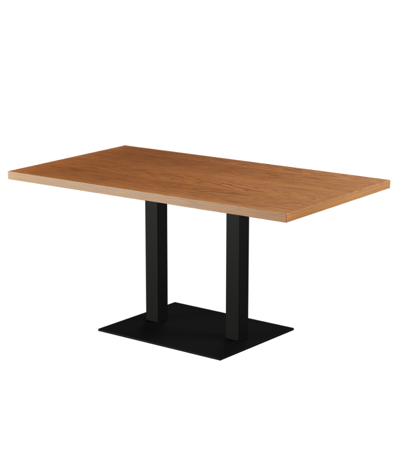 Stolik Alfa XL Duo blat drewniano-fornirowany