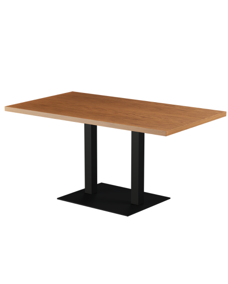 Stolik Alfa XL Duo blat drewniano-fornirowany
