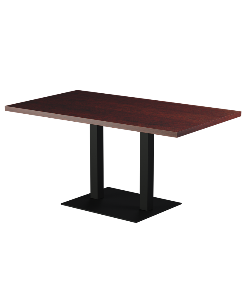 Stolik Alfa XL Duo blat drewniano-fornirowany