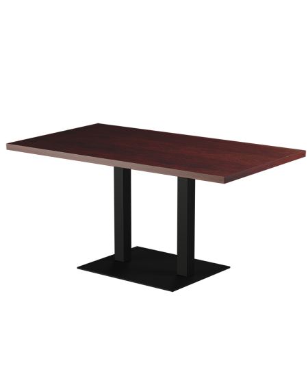 Stolik Alfa XL Duo blat drewniano-fornirowany