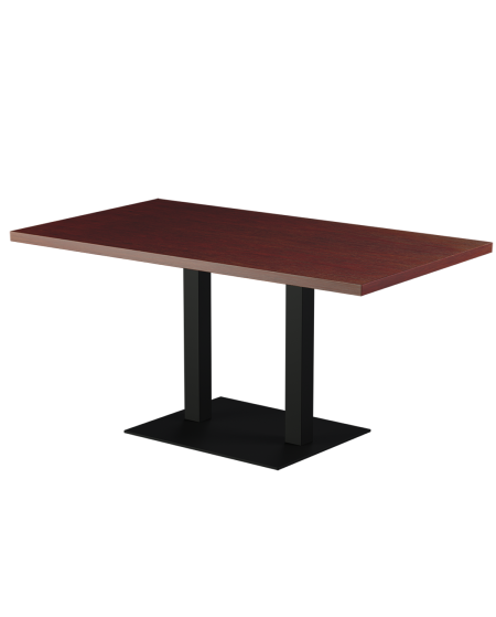 Stolik Alfa XL Duo blat drewniano-fornirowany