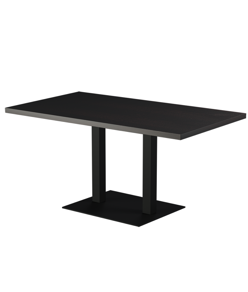 Stolik Alfa XL Duo blat drewniano-fornirowany