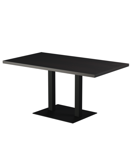 Stolik Alfa XL Duo blat drewniano-fornirowany