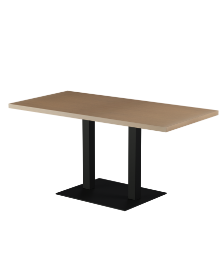 Stolik Alfa XL Duo blat drewniano-fornirowany
