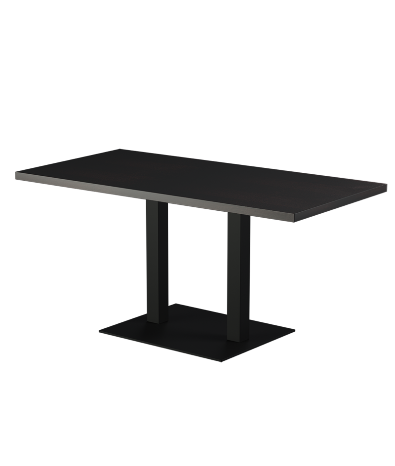 Stolik Alfa XL Duo blat drewniano-fornirowany