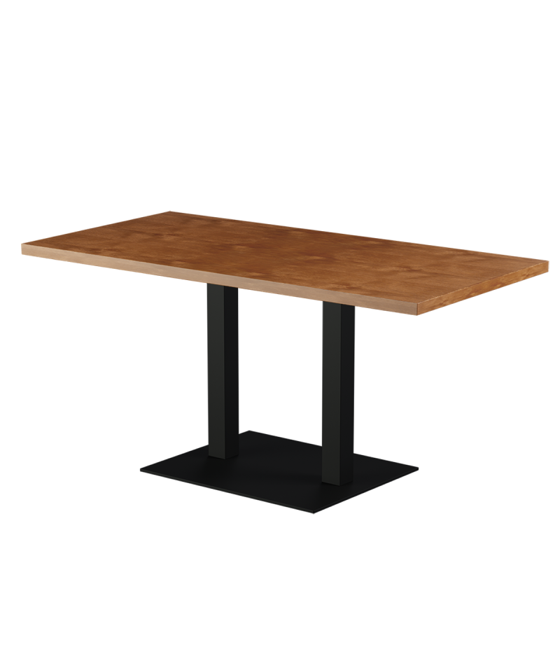 Stolik Alfa XL Duo blat drewniano-fornirowany