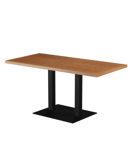 Stolik Alfa XL Duo blat drewniano-fornirowany