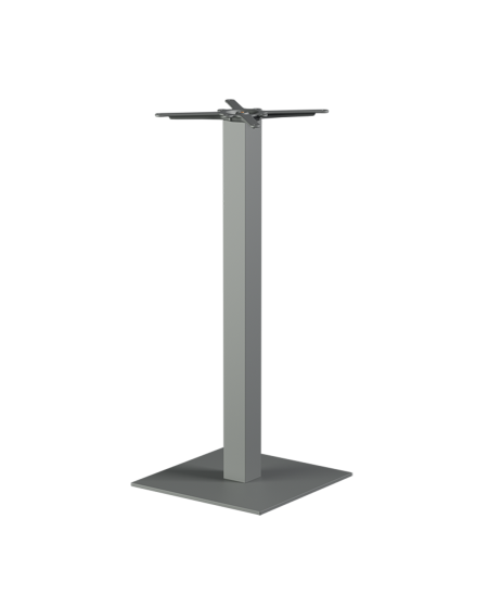 Stolik Alfa Bar szary blat drewniano-fornirowany