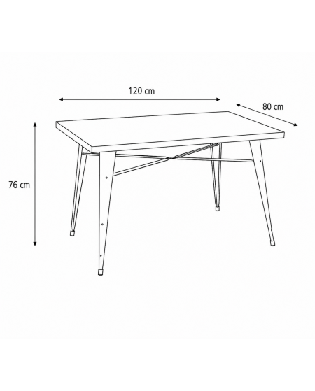 Stolik Paris Duo 120x80cm