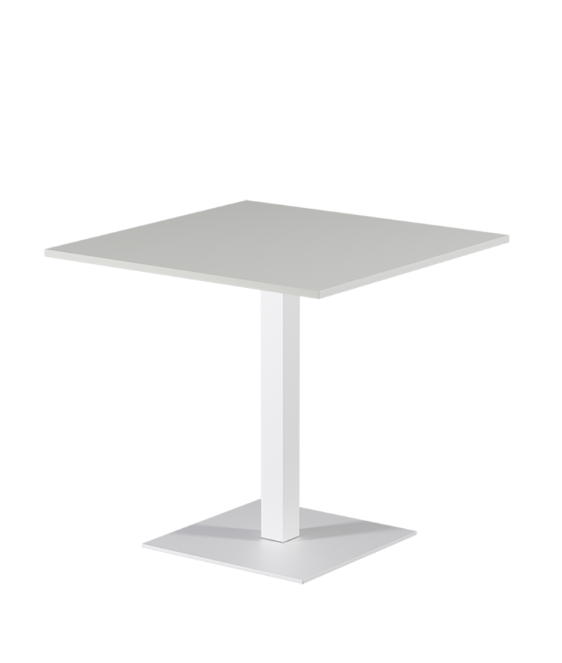 Stolik Alfa S biały blat laminowany 28 mm
