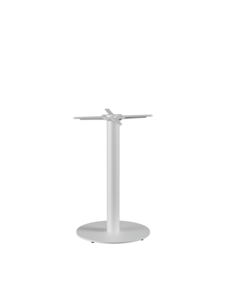 Stolik Alfa R biały blat laminowany 28 mm