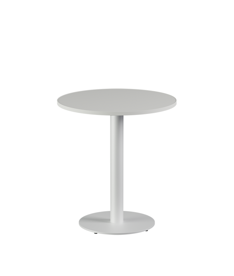 Stolik Alfa R biały blat laminowany 28 mm