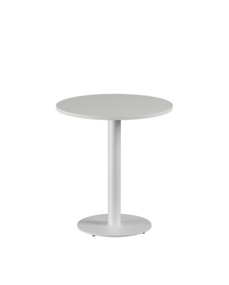 Stolik Alfa R biały blat laminowany 28 mm