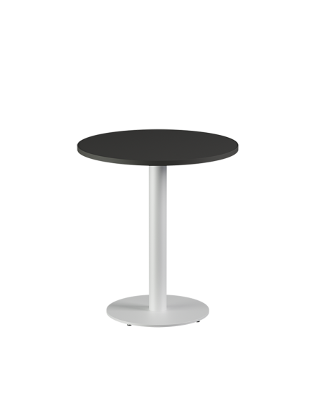 Stolik Alfa R biały blat laminowany 28 mm