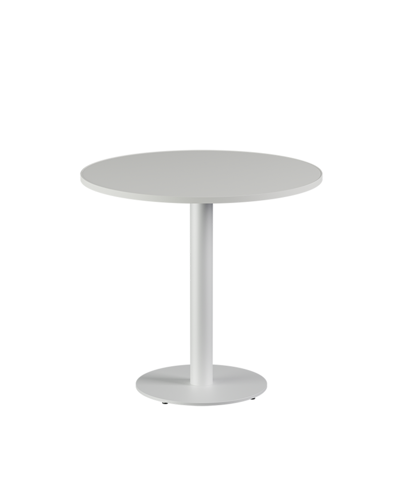 Stolik Alfa R biały blat laminowany 28 mm