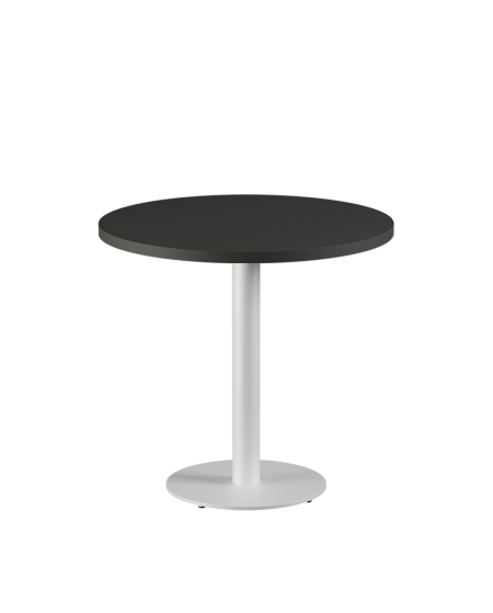 Stolik Alfa R biały blat laminowany 28 mm