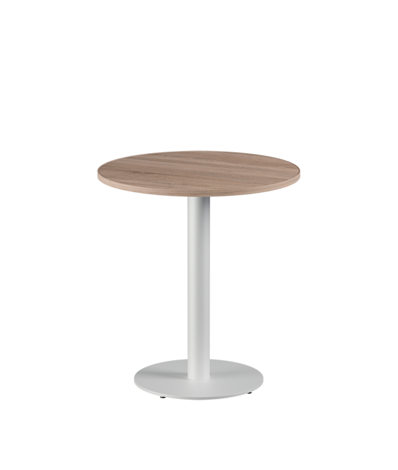 Stolik Alfa R biały blat laminowany 28 mm