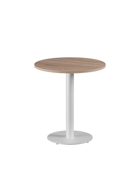 Stolik Alfa R biały blat laminowany 28 mm