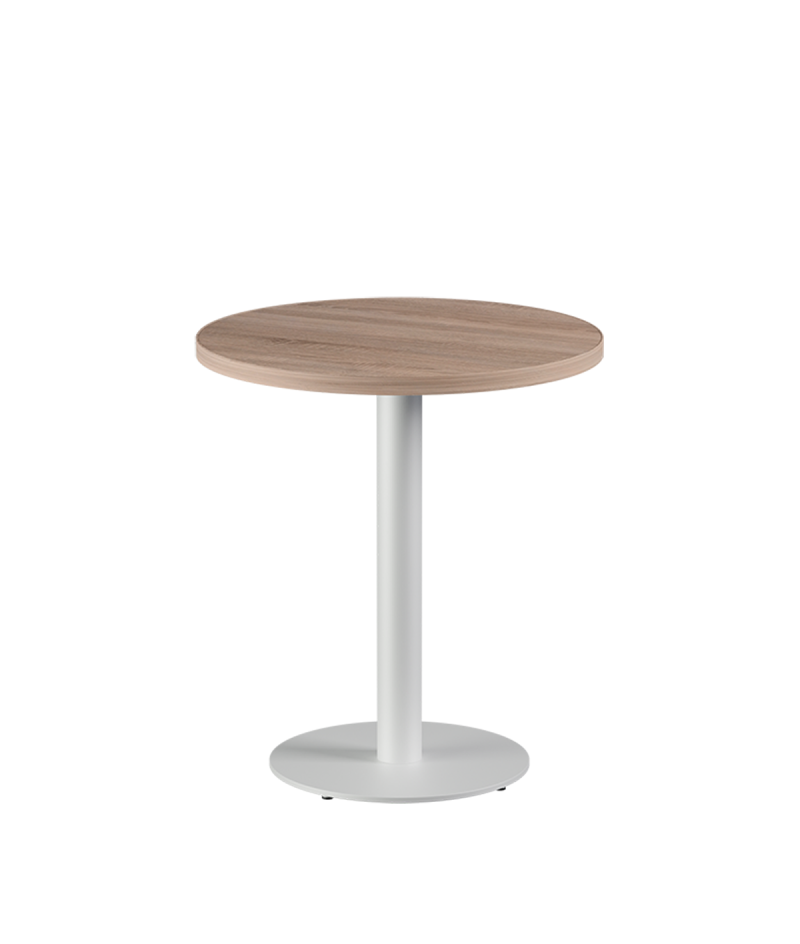 Stolik Alfa R biały blat laminowany 28 mm
