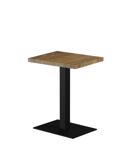 Stolik Alfa 40x55 czarny blat laminowany 28 mm