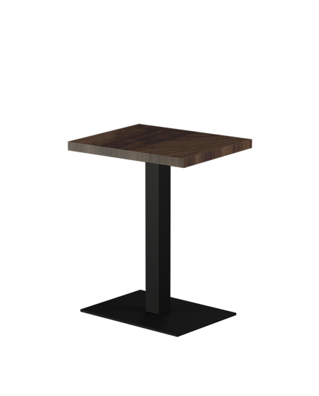Stolik Alfa 40x55 czarny blat laminowany 28 mm