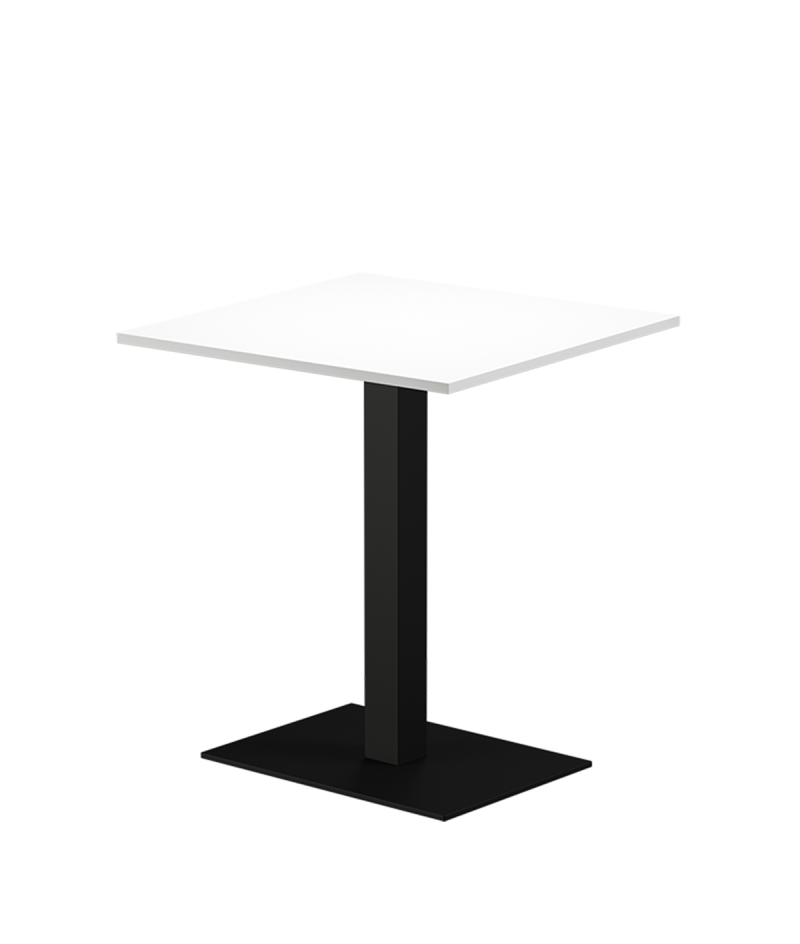 Stolik Alfa 40x55 czarny blat laminowany 28 mm