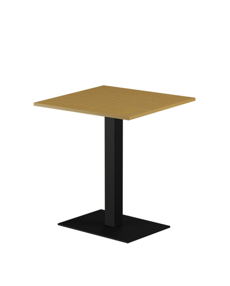 Stolik Alfa 40x55 czarny blat laminowany 28 mm