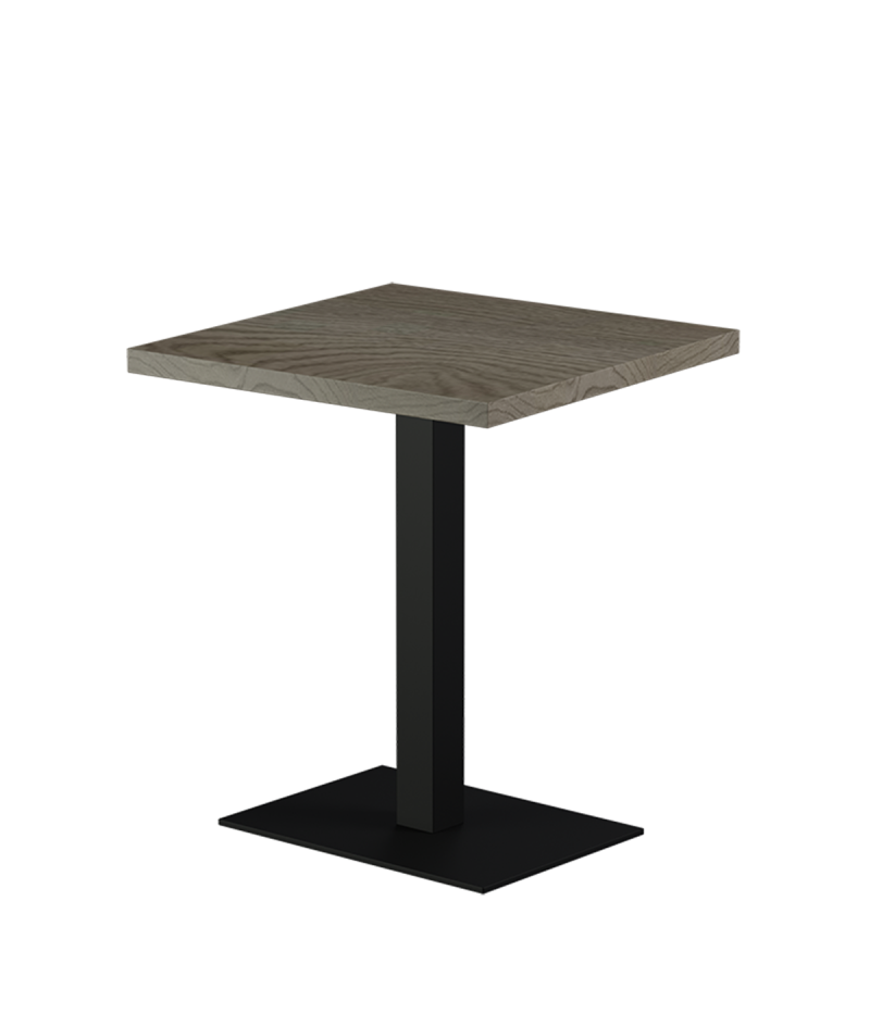 Stolik Alfa 40x55 czarny blat laminowany 28 mm