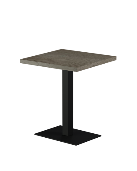 Stolik Alfa 40x55 czarny blat laminowany 28 mm