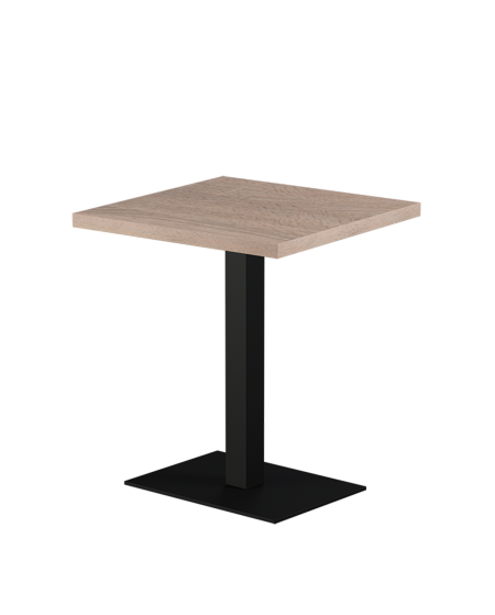 Stolik Alfa 40x55 czarny blat laminowany 28 mm