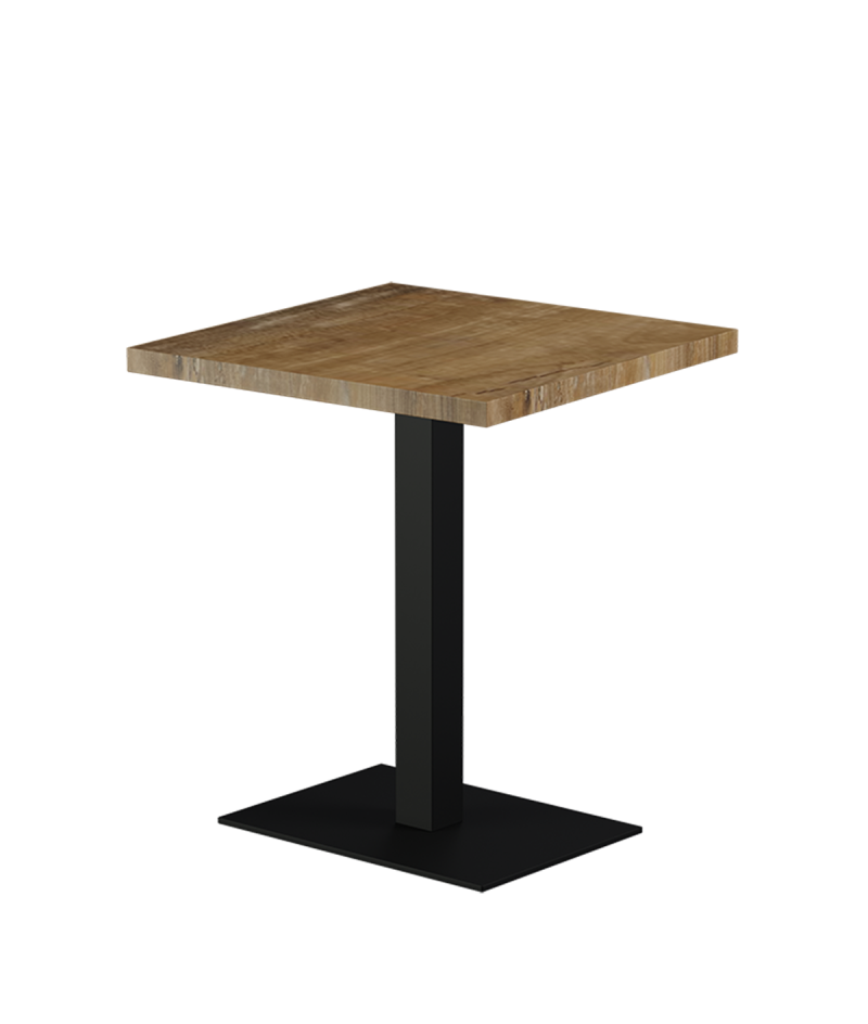 Stolik Alfa 40x55 czarny blat laminowany 28 mm