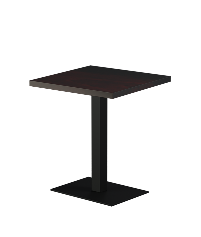 Stolik Alfa 40x55 czarny blat laminowany 28 mm