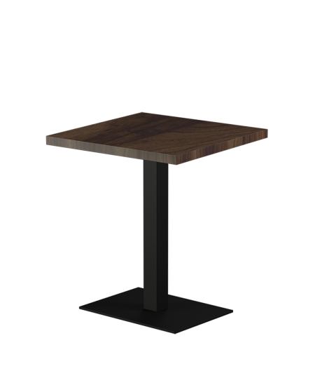 Stolik Alfa 40x55 czarny blat laminowany 28 mm