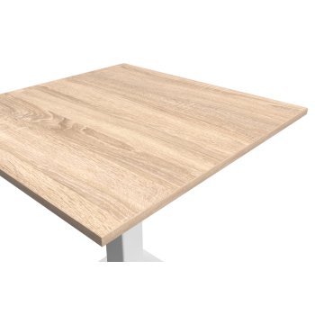 Stolik Alfa 40x55 biały blat laminowany 28 mm