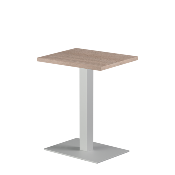 Stolik Alfa 40x55 biały blat laminowany 28 mm