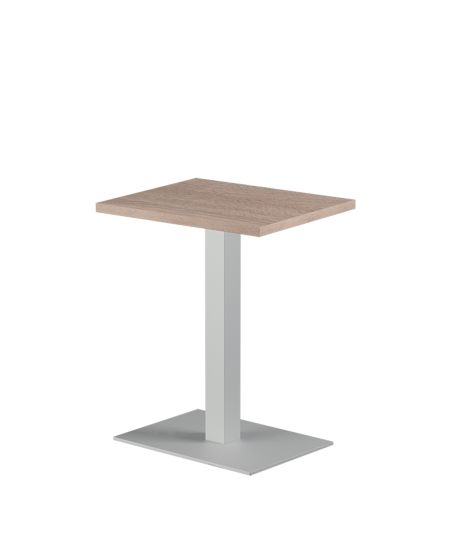 Stolik Alfa 40x55 biały blat laminowany 28 mm