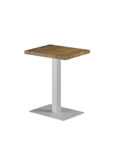 Stolik Alfa 40x55 biały blat laminowany 28 mm