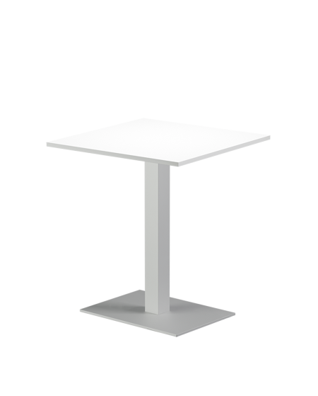 Stolik Alfa 40x55 biały blat laminowany 28 mm