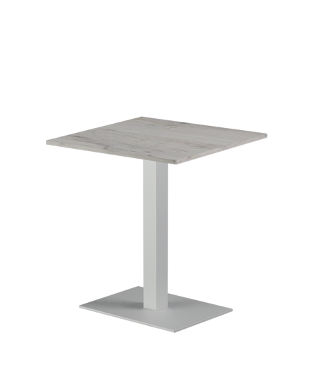 Stolik Alfa 40x55 biały blat laminowany 28 mm