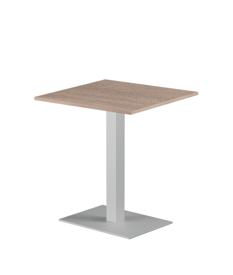Stolik Alfa 40x55 biały blat laminowany 28 mm