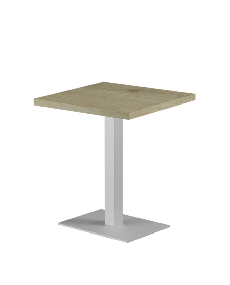 Stolik Alfa 40x55 biały blat laminowany 28 mm