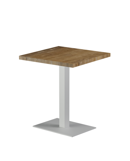 Stolik Alfa 40x55 biały blat laminowany 28 mm