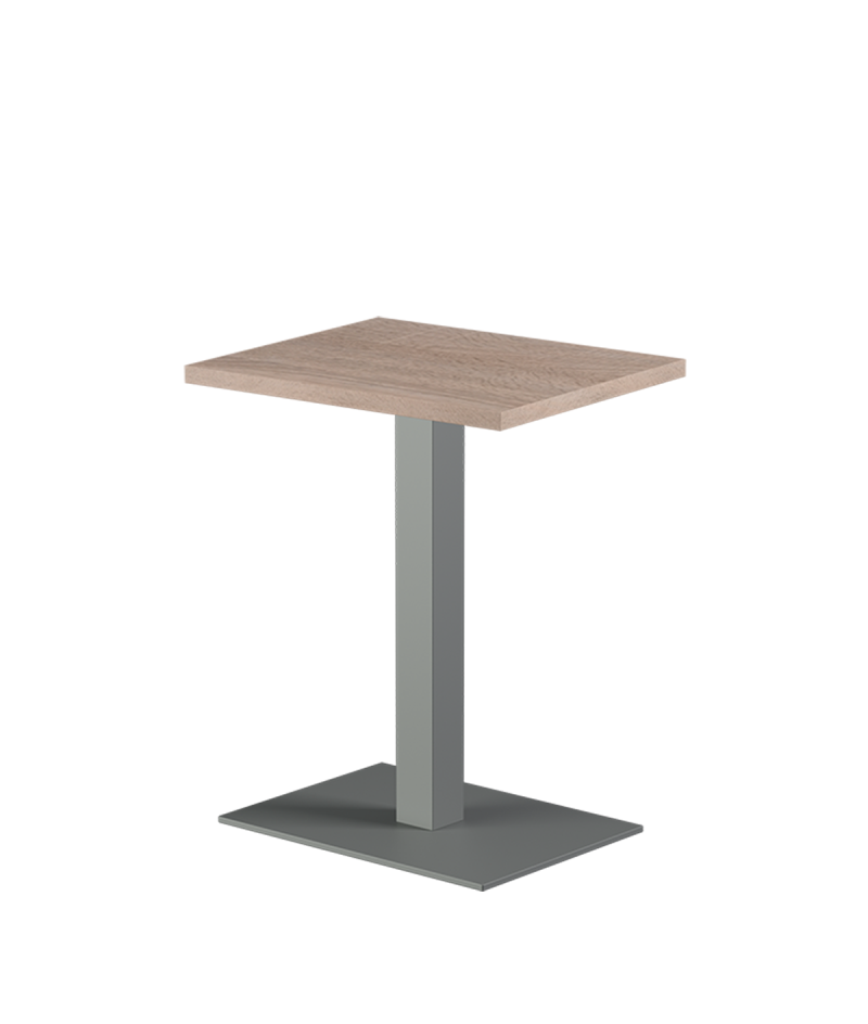 Stolik Alfa 40x55 szary blat laminowany 28 mm