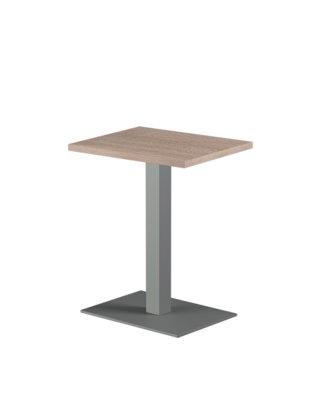 Stolik Alfa 40x55 szary blat laminowany 28 mm