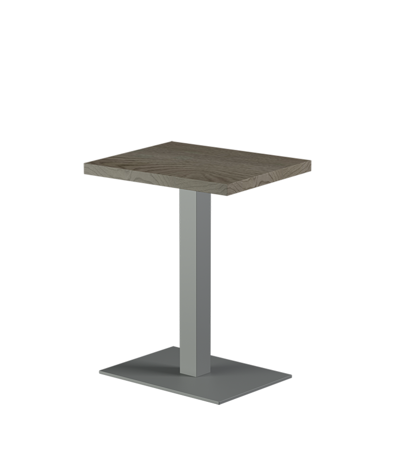 Stolik Alfa 40x55 szary blat laminowany 28 mm