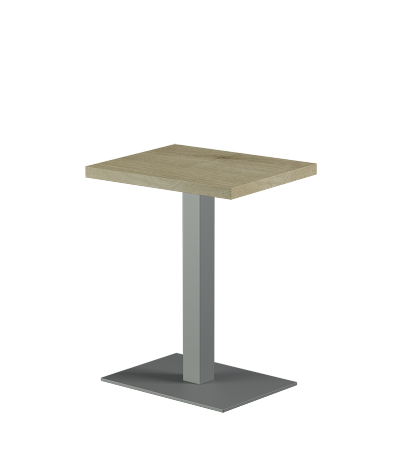 Stolik Alfa 40x55 szary blat laminowany 28 mm