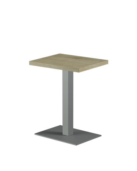 Stolik Alfa 40x55 szary blat laminowany 28 mm