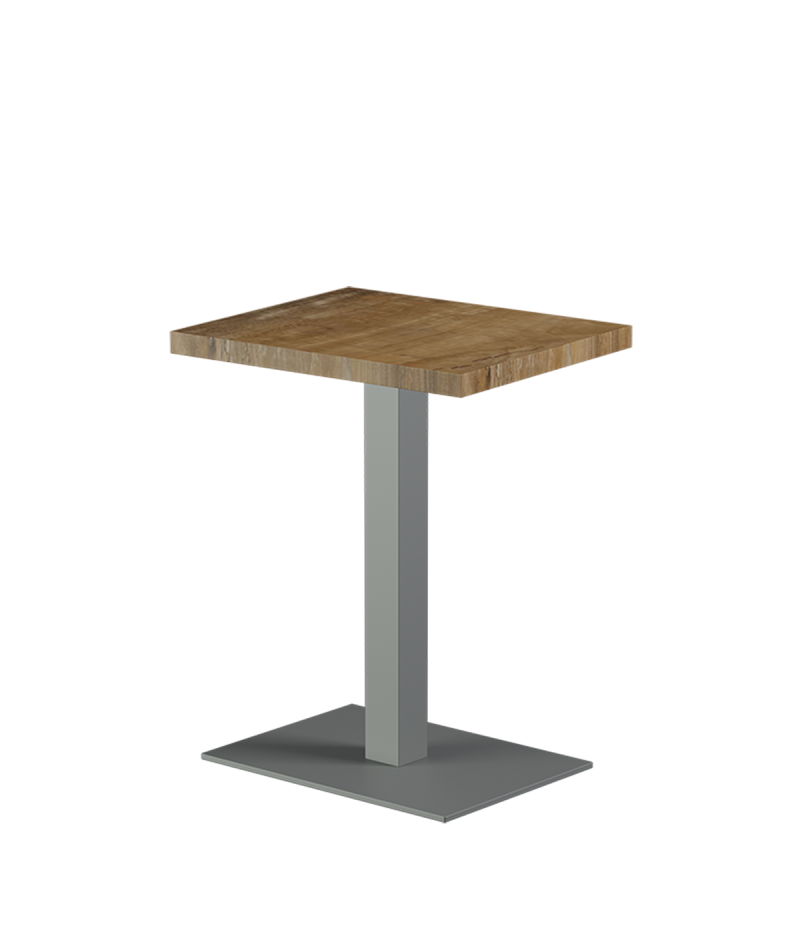 Stolik Alfa 40x55 szary blat laminowany 28 mm